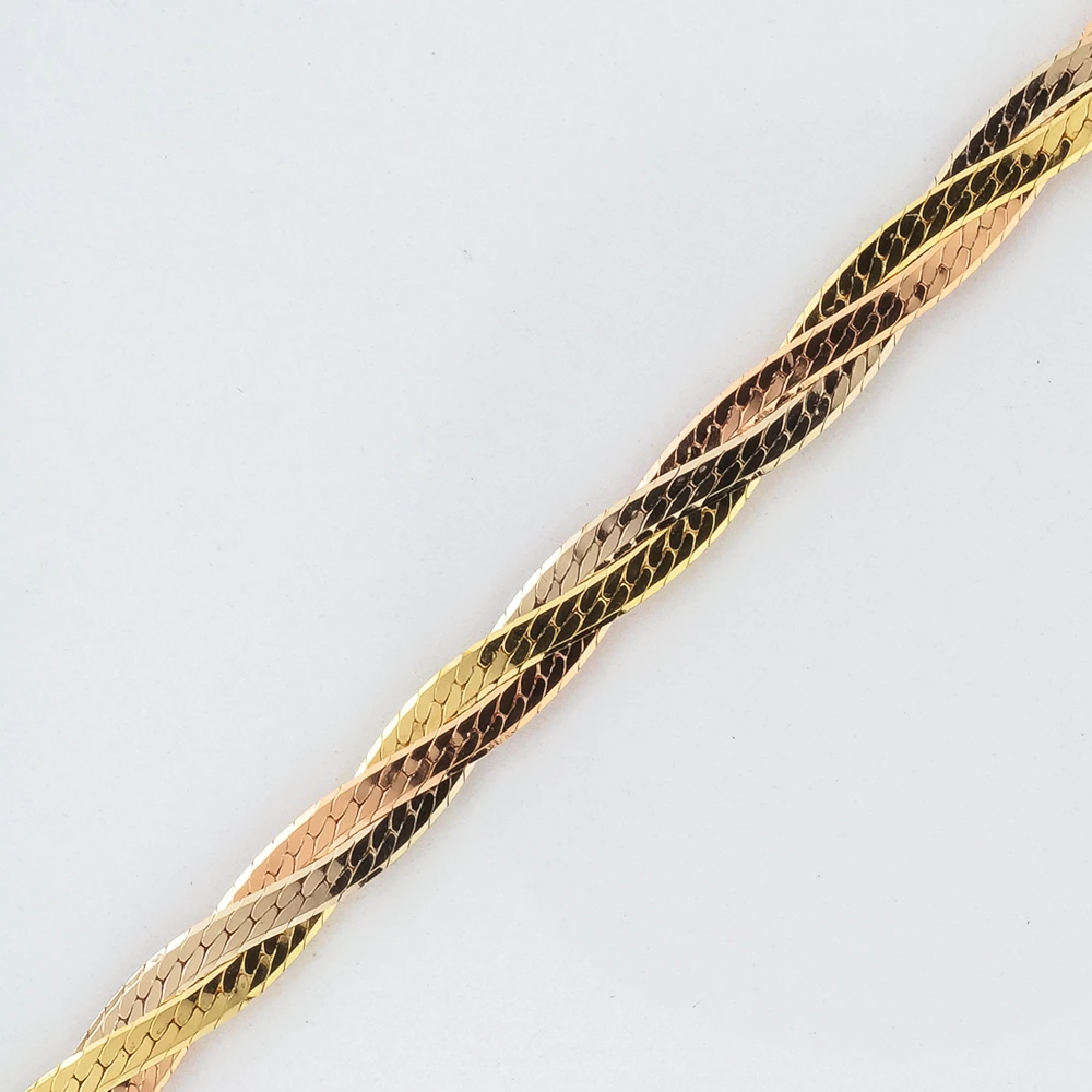 Браслет из желтого золота 585 пробы