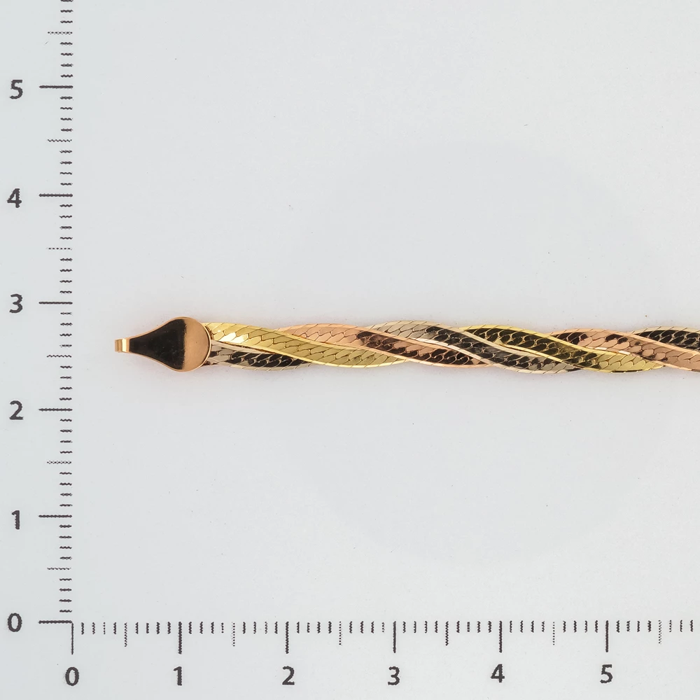 Браслет из желтого золота 585 пробы