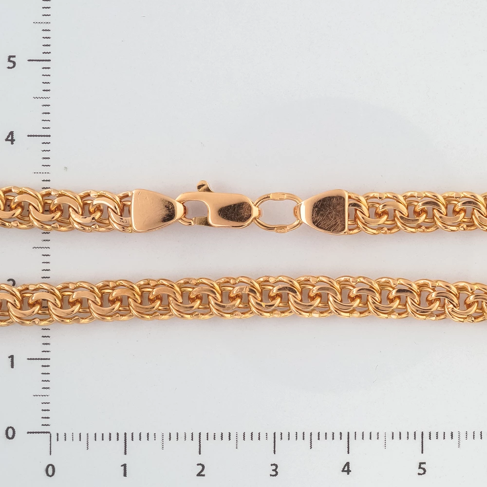 Браслет из красного золота 585 пробы