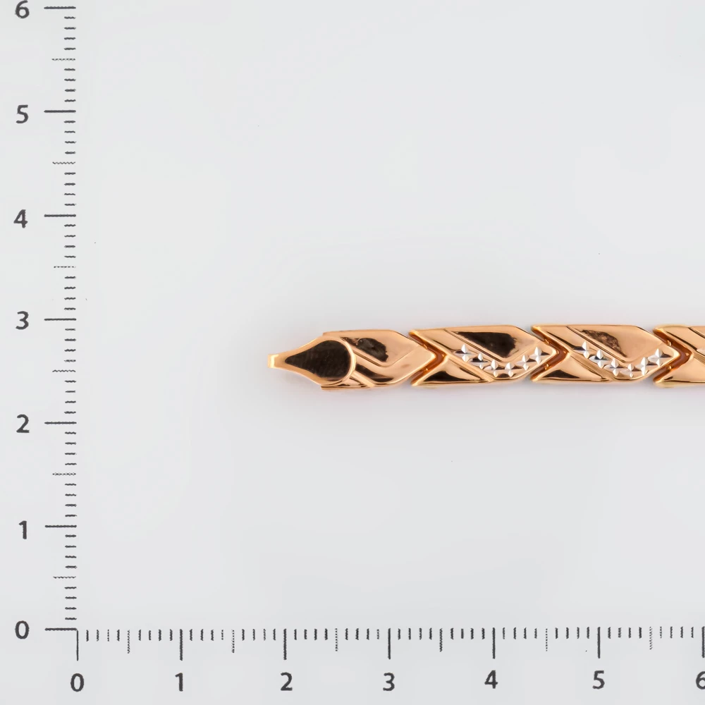 Браслет из красного золота 585 пробы