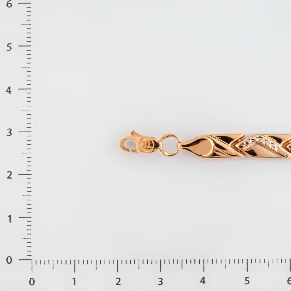 Браслет из красного золота 585 пробы