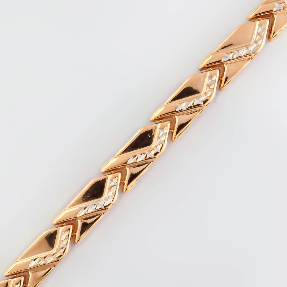 Браслет из красного золота 585 пробы