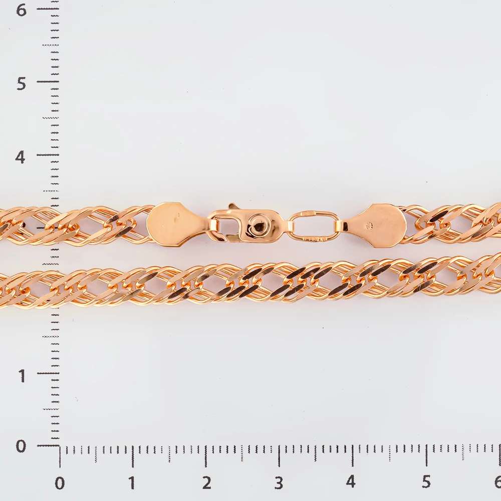 Браслет из красного золота 585 пробы