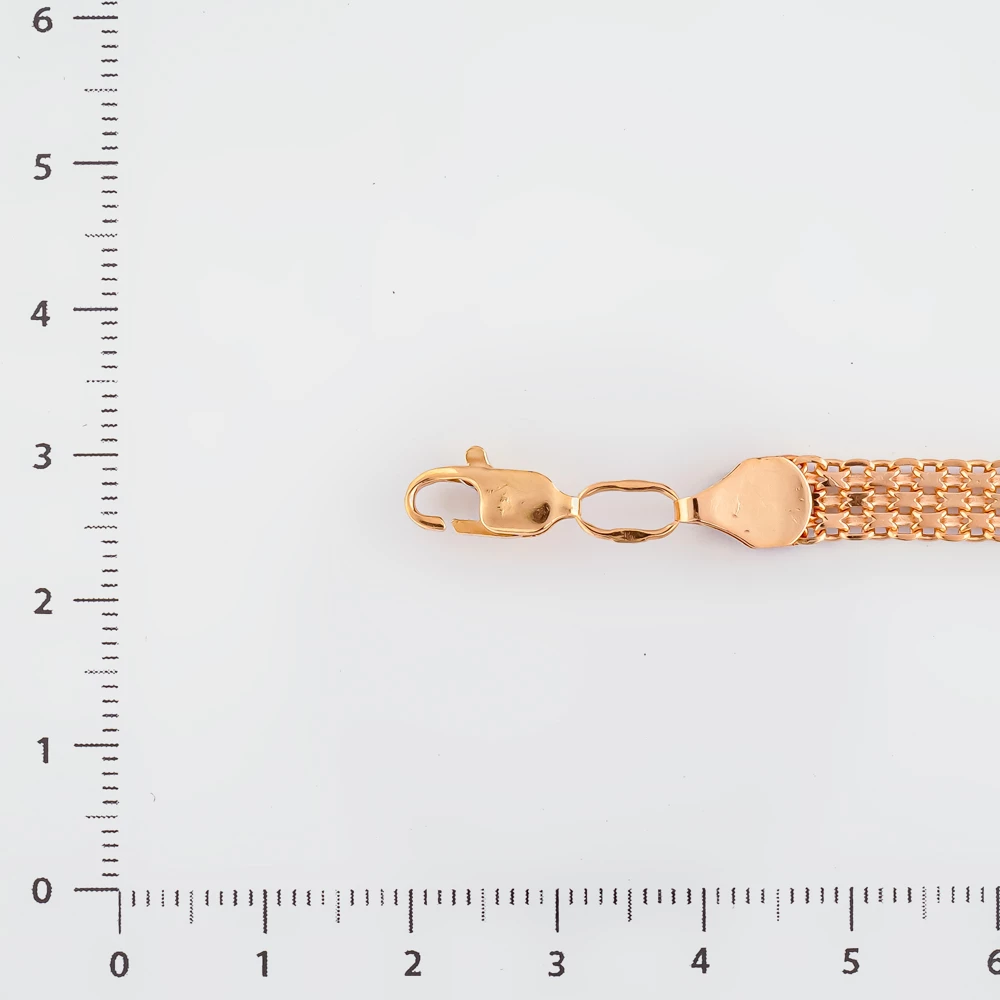 Браслет из красного золота 585 пробы