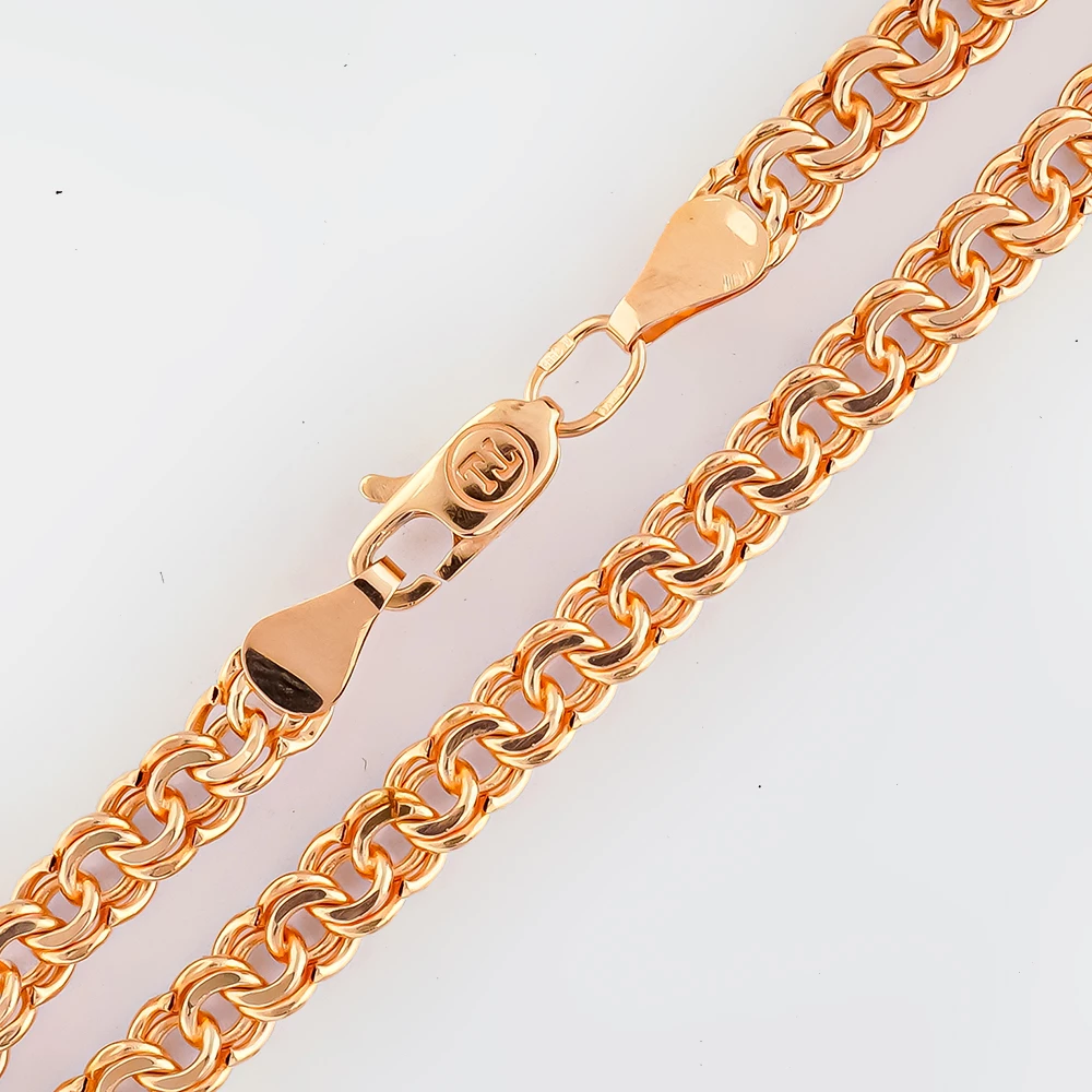 Браслет из красного золота 585 пробы