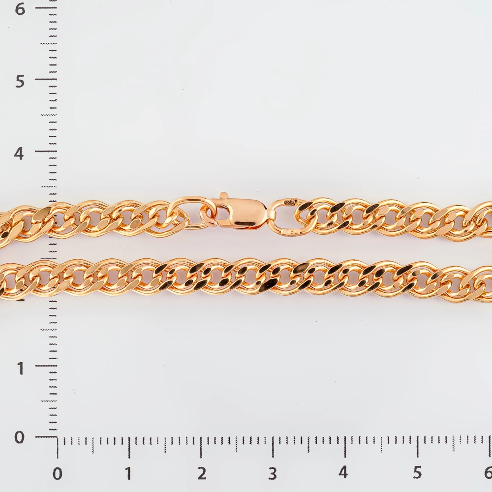 Браслет из красного золота 585 пробы