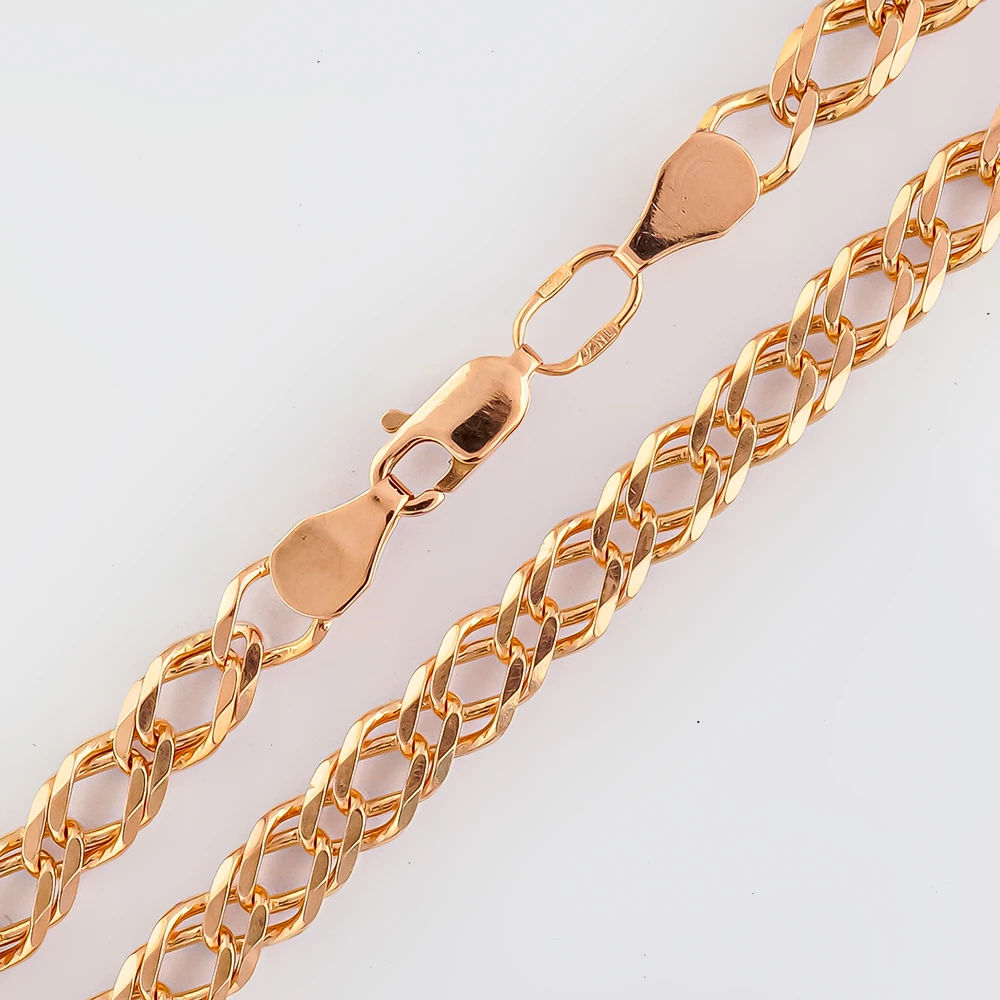 Браслет из красного золота 585 пробы