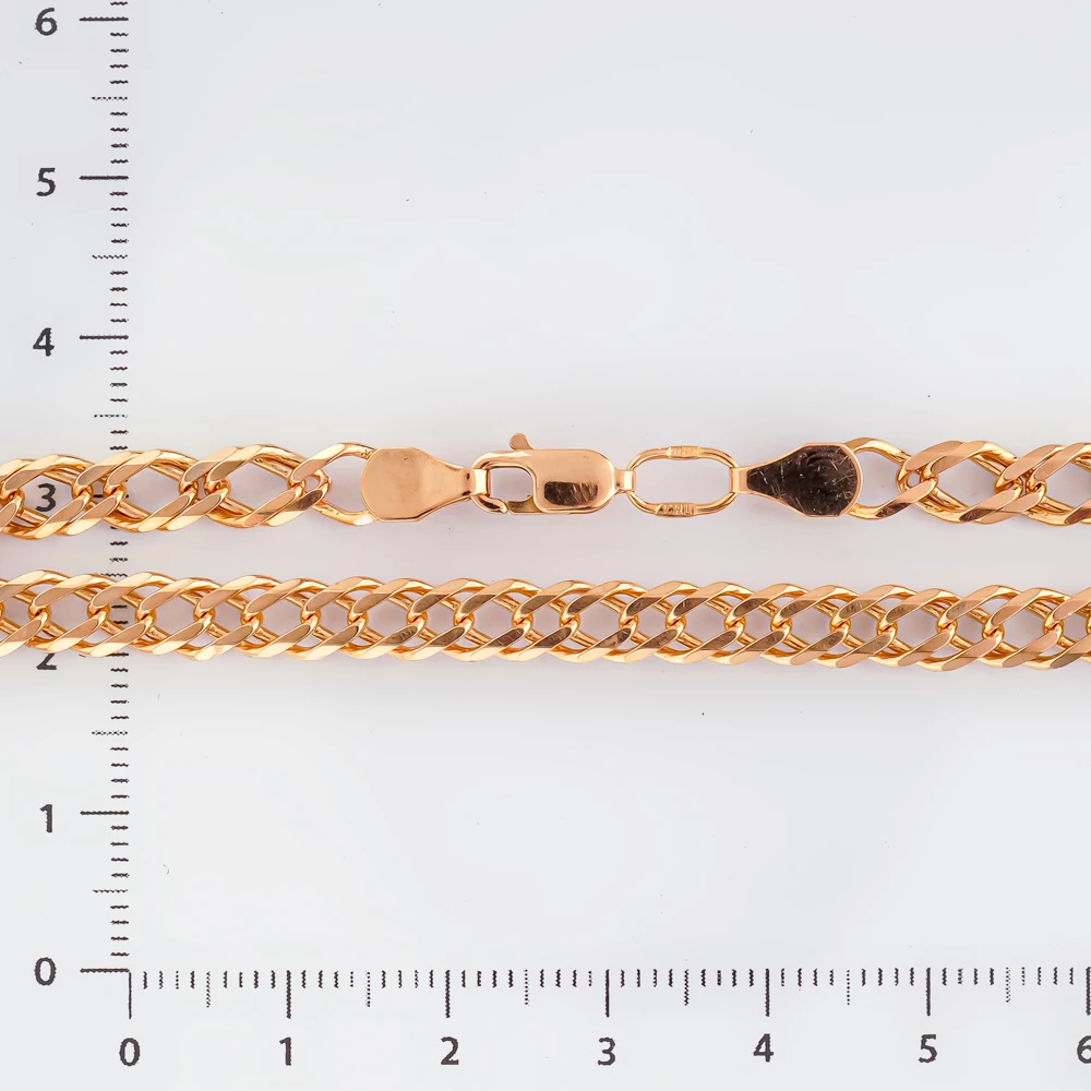 Браслет из красного золота 585 пробы