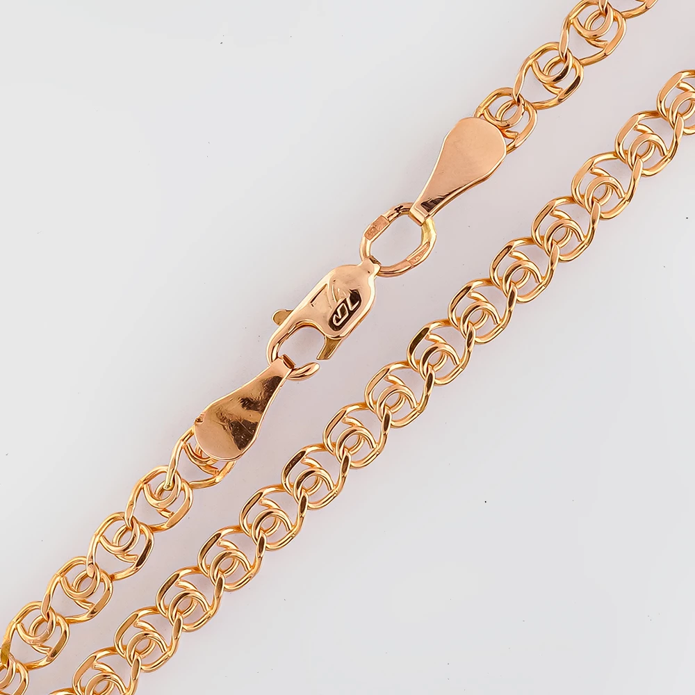 Браслет из красного золота 585 пробы