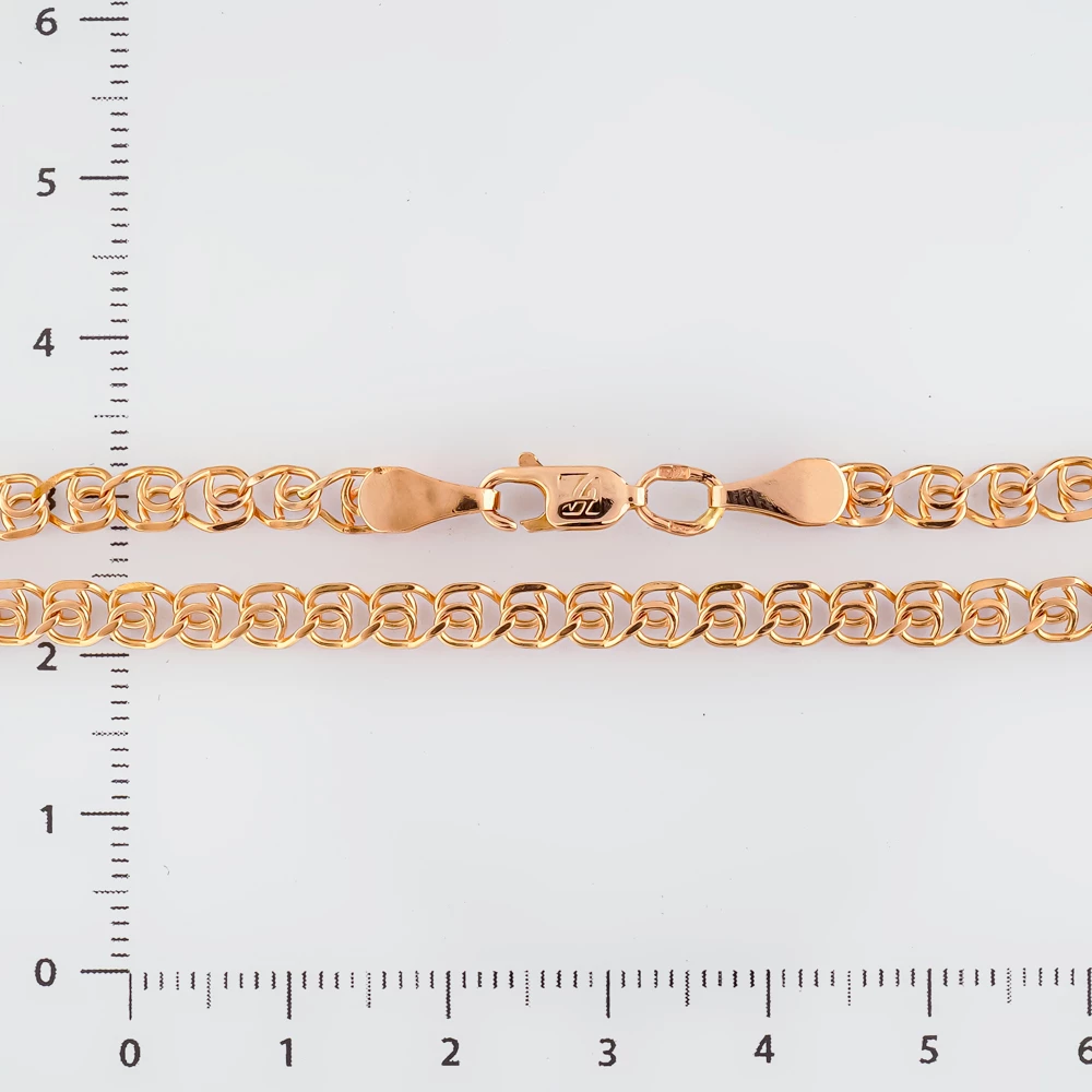 Браслет из красного золота 585 пробы