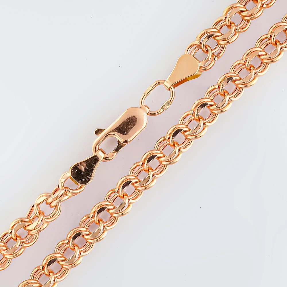 Браслет из красного золота 585 пробы