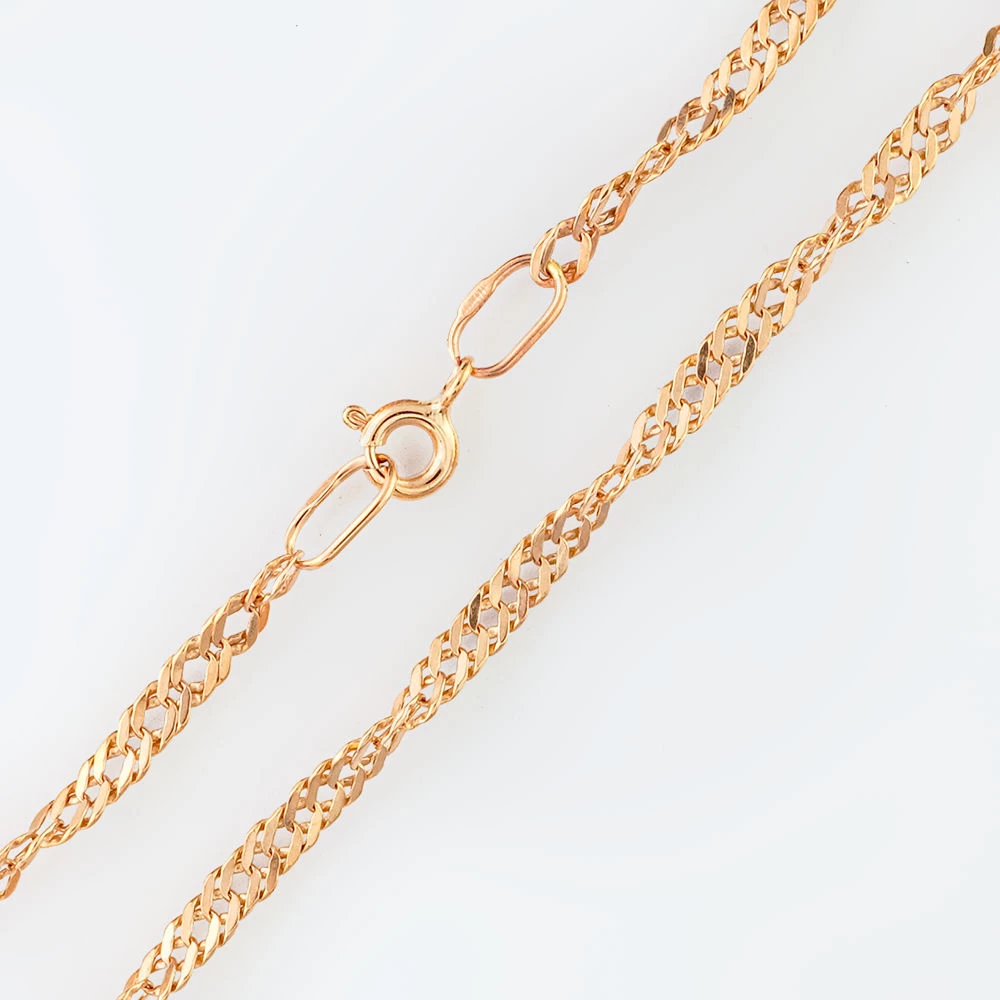 Браслет из красного золота 585 пробы