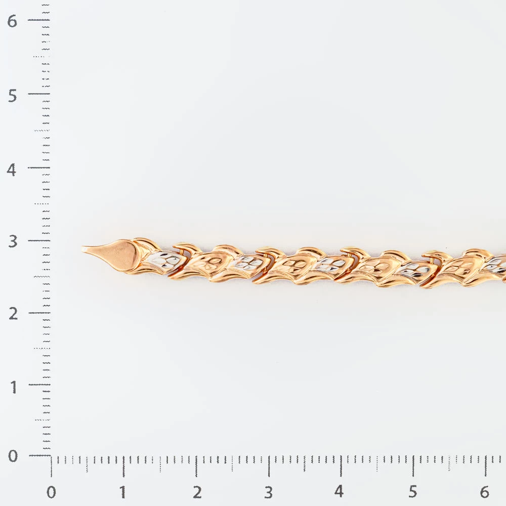 Браслет из красного золота 585 пробы