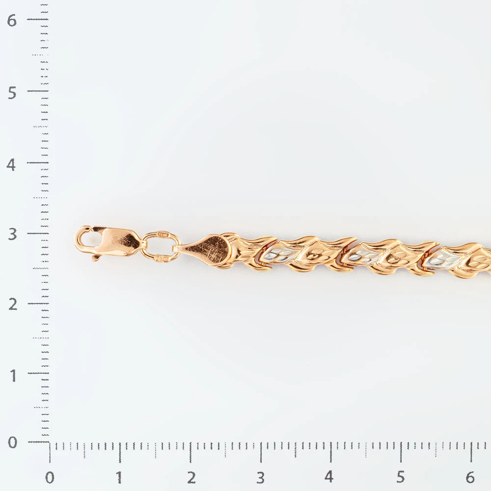 Браслет из красного золота 585 пробы