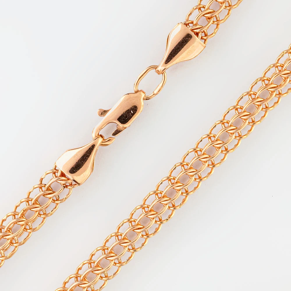 Браслет из красного золота 585 пробы