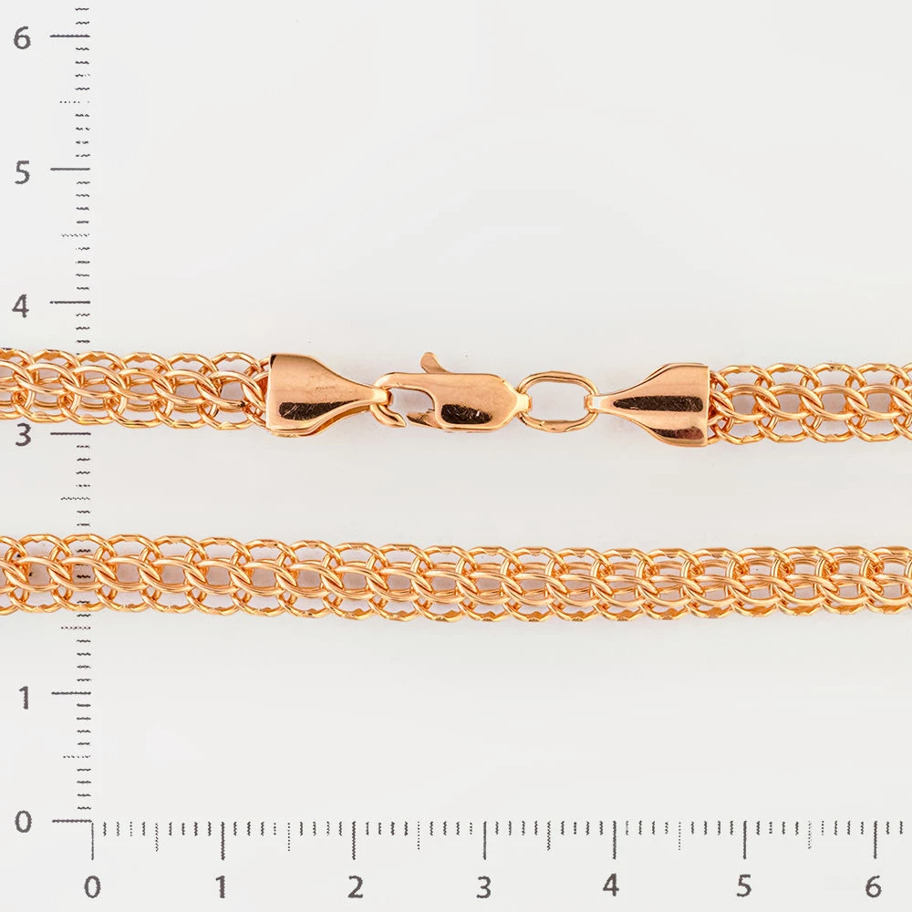 Браслет из красного золота 585 пробы