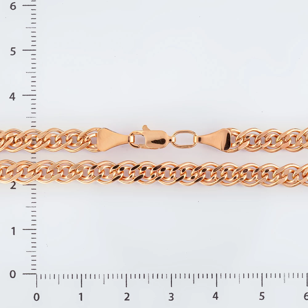 Браслет из красного золота 585 пробы