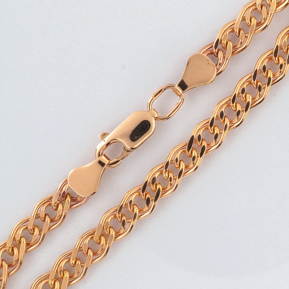 Браслет из красного золота 585 пробы