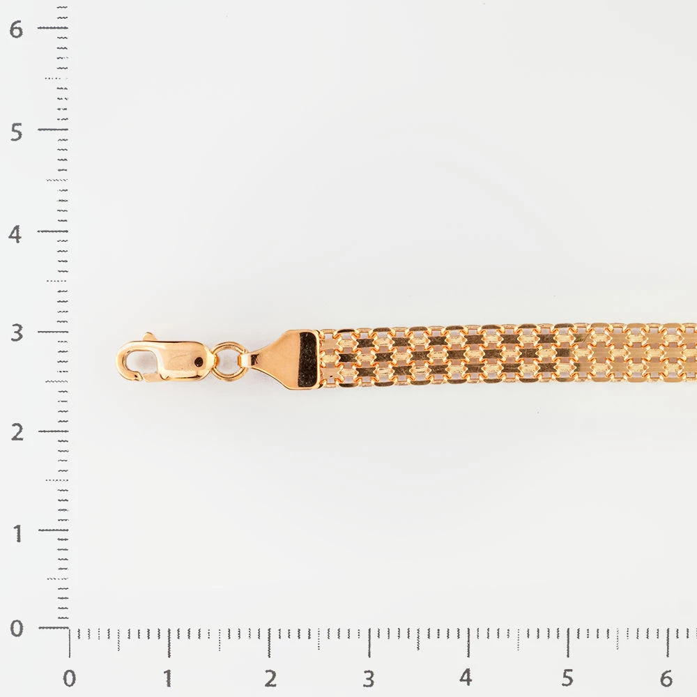 Браслет из красного золота 585 пробы