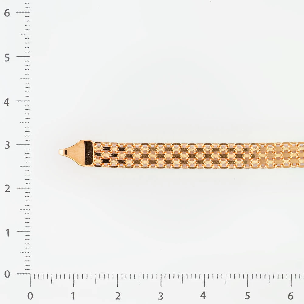 Браслет из красного золота 585 пробы