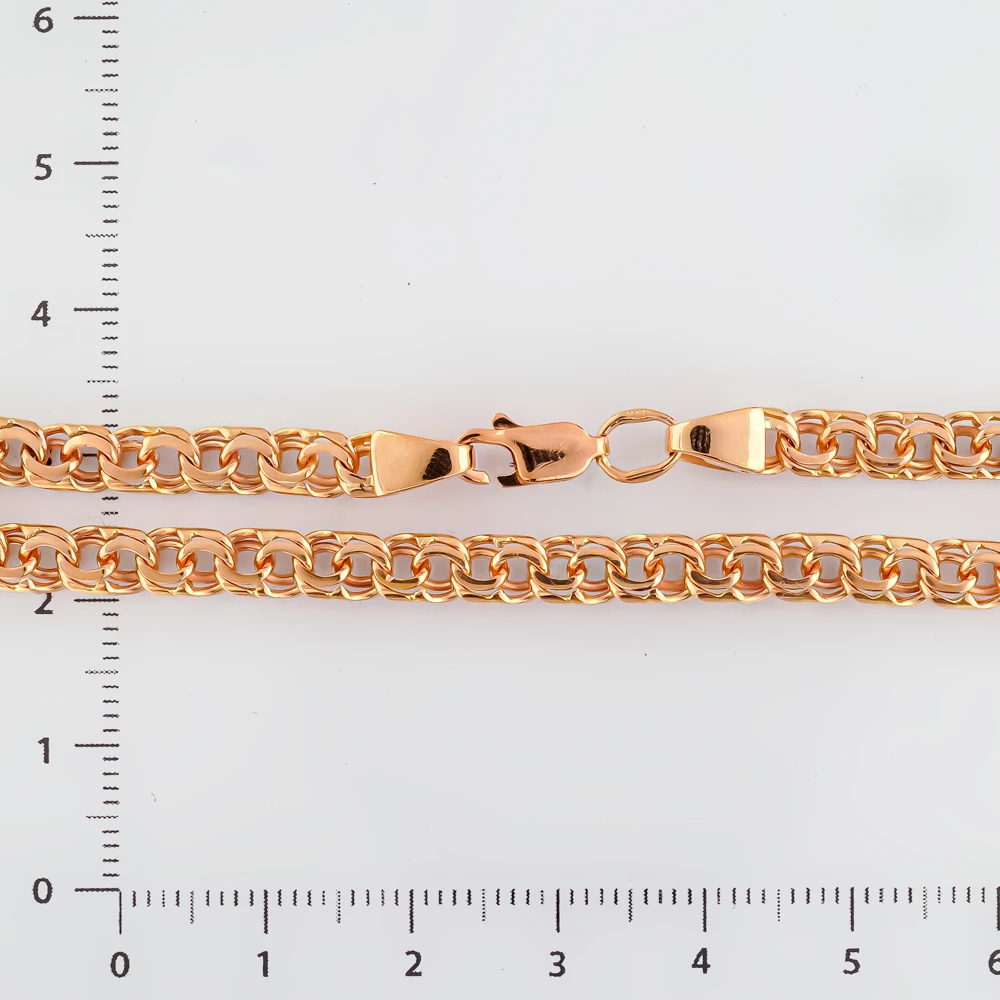 Браслет из красного золота 585 пробы