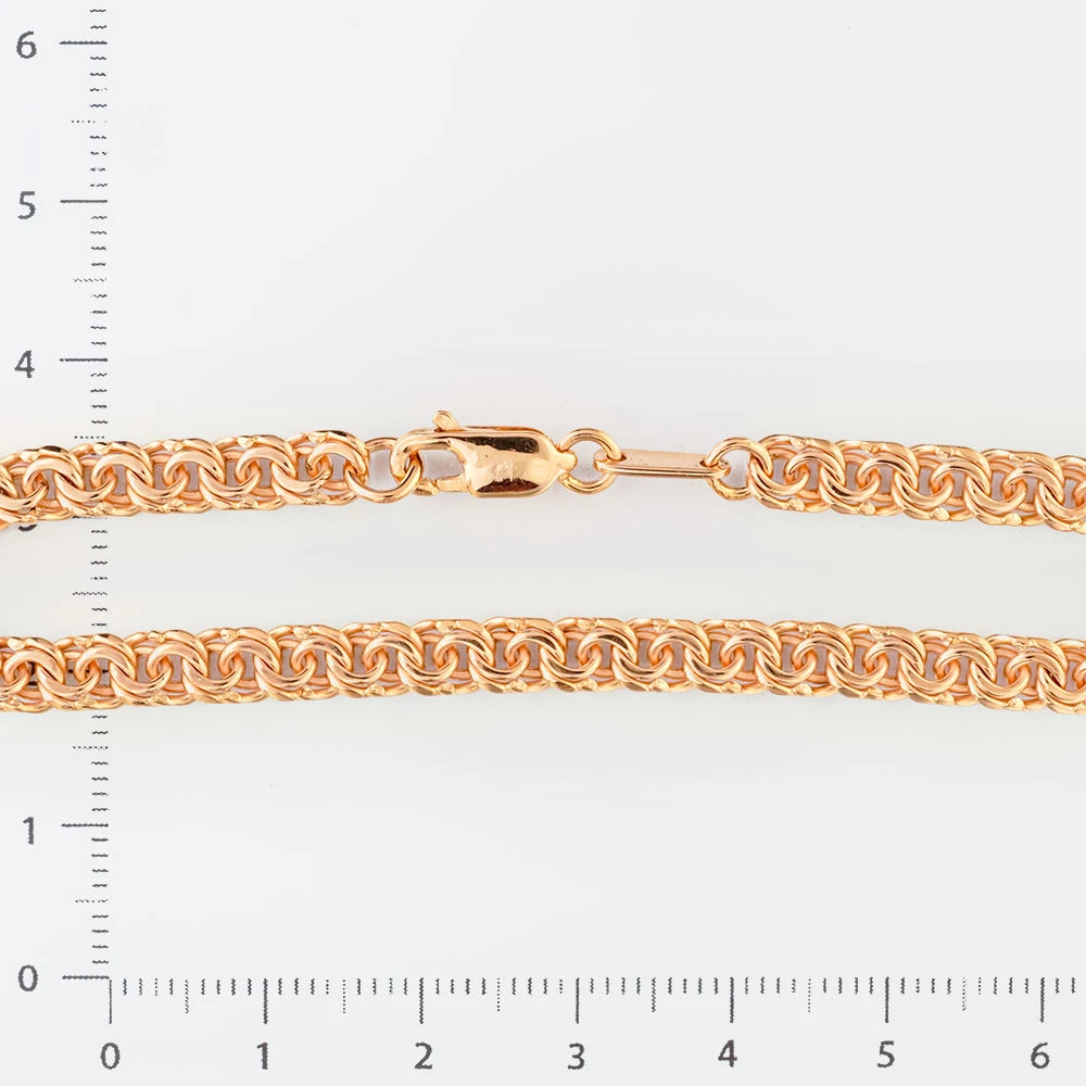 Браслет из красного золота 585 пробы