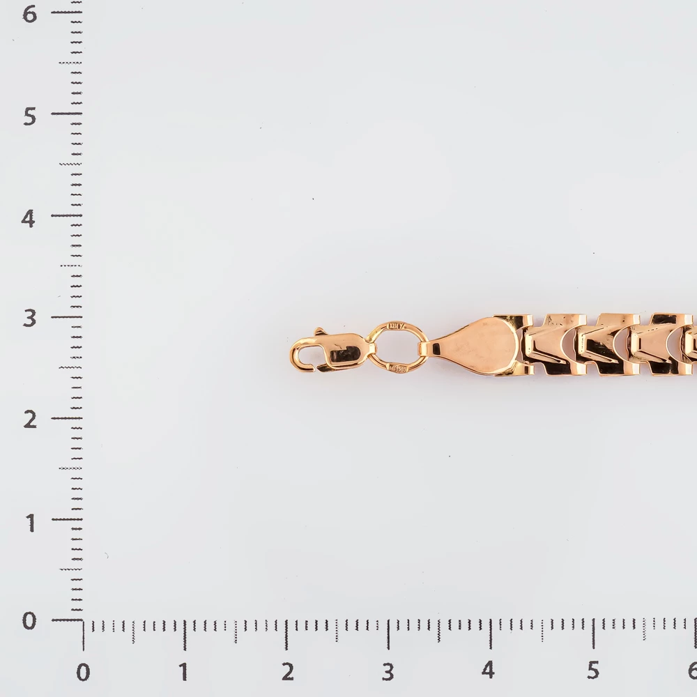 Браслет из красного золота 585 пробы