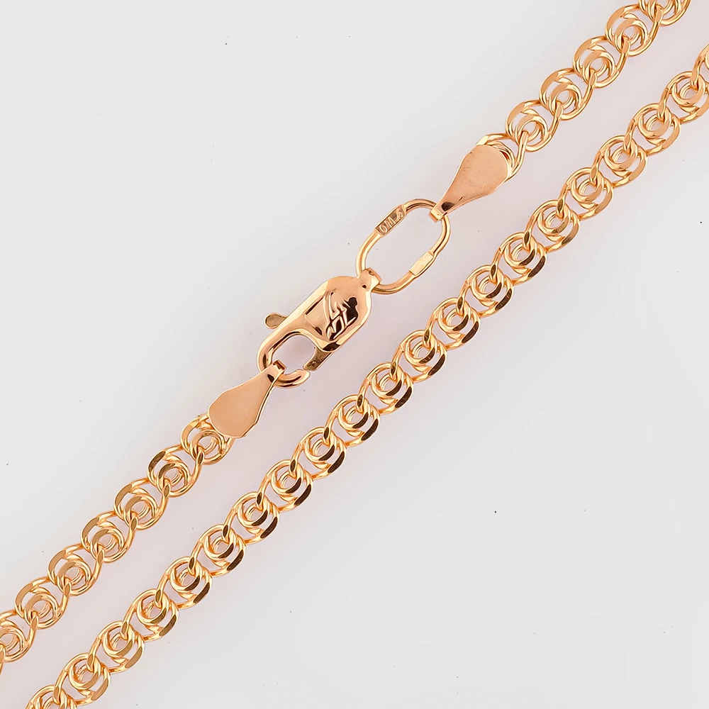 Браслет из красного золота 585 пробы