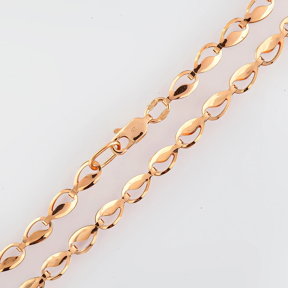 Браслет из красного золота 585 пробы