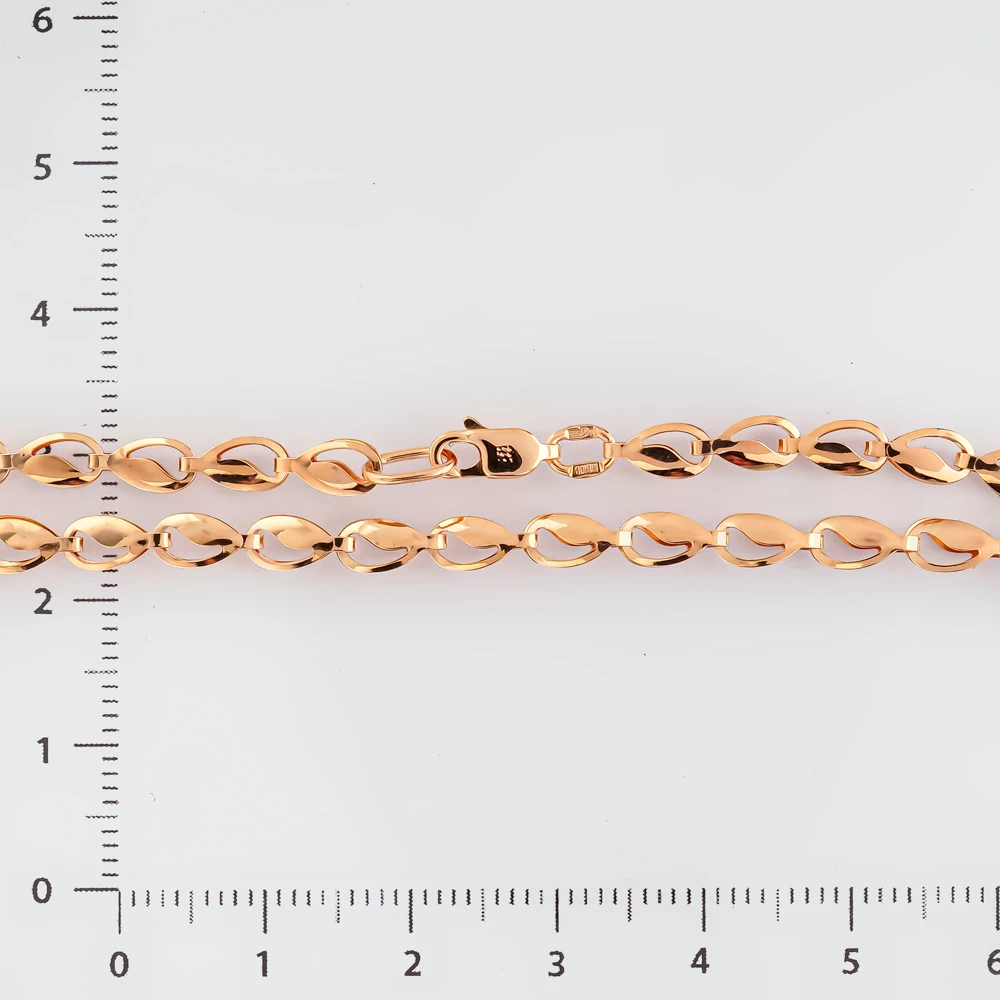 Браслет из красного золота 585 пробы