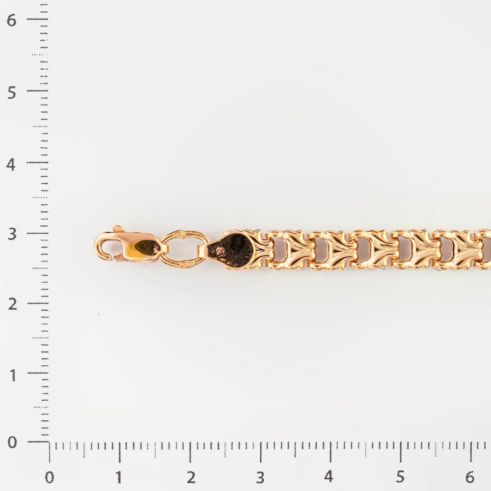 Браслет из красного золота 585 пробы