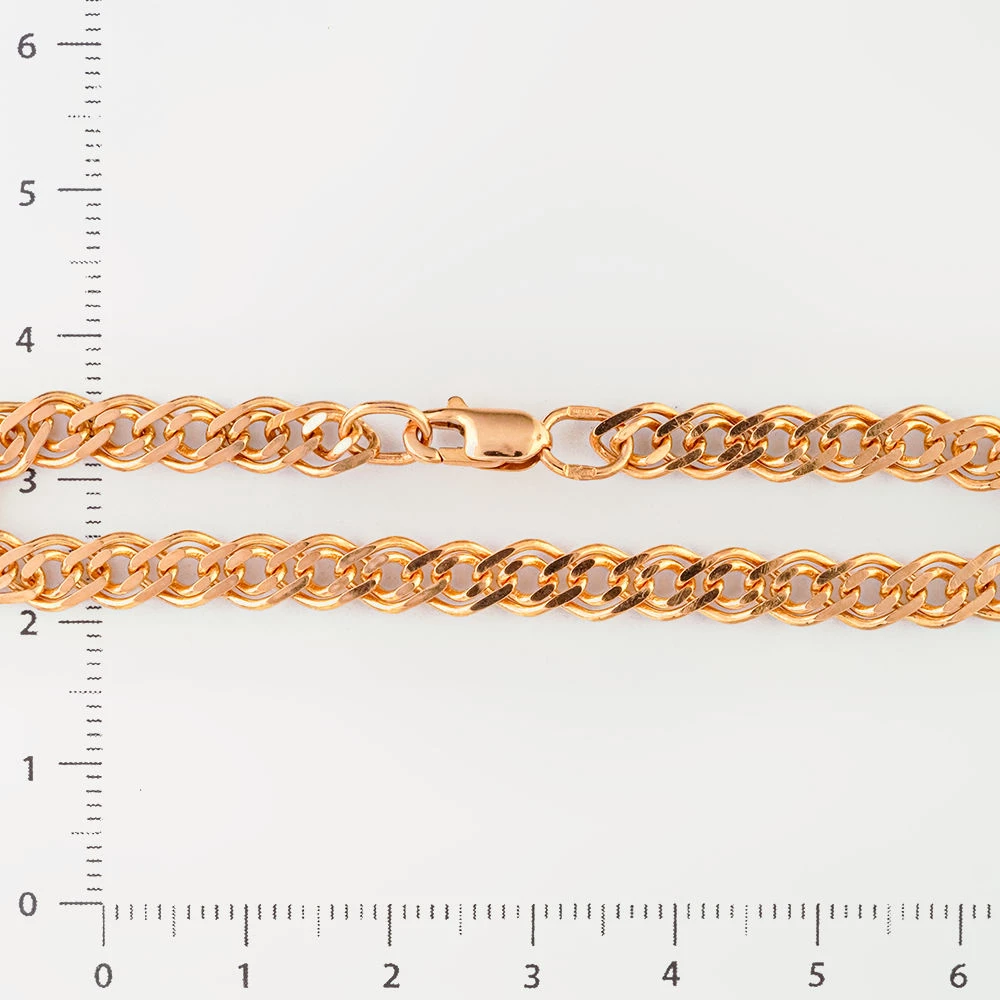 Браслет из красного золота 585 пробы