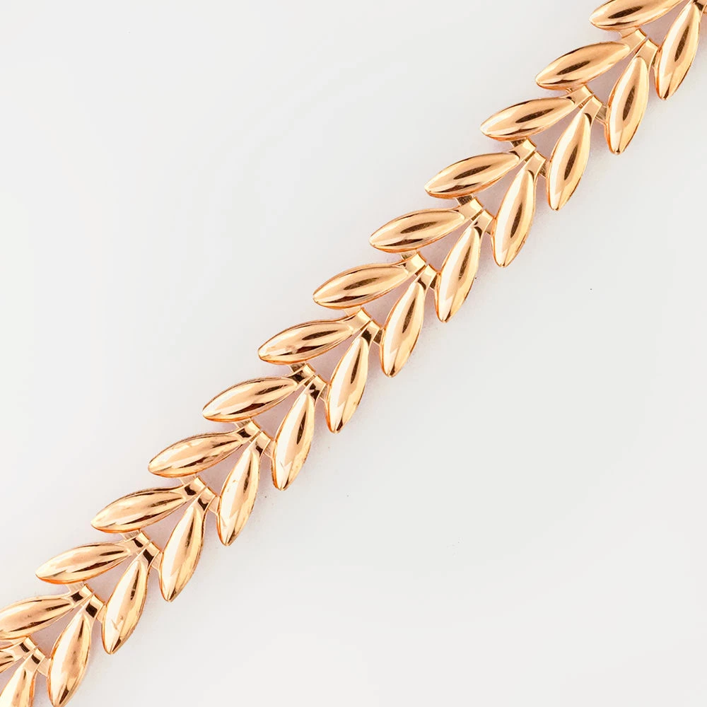 Браслет из красного золота 585 пробы