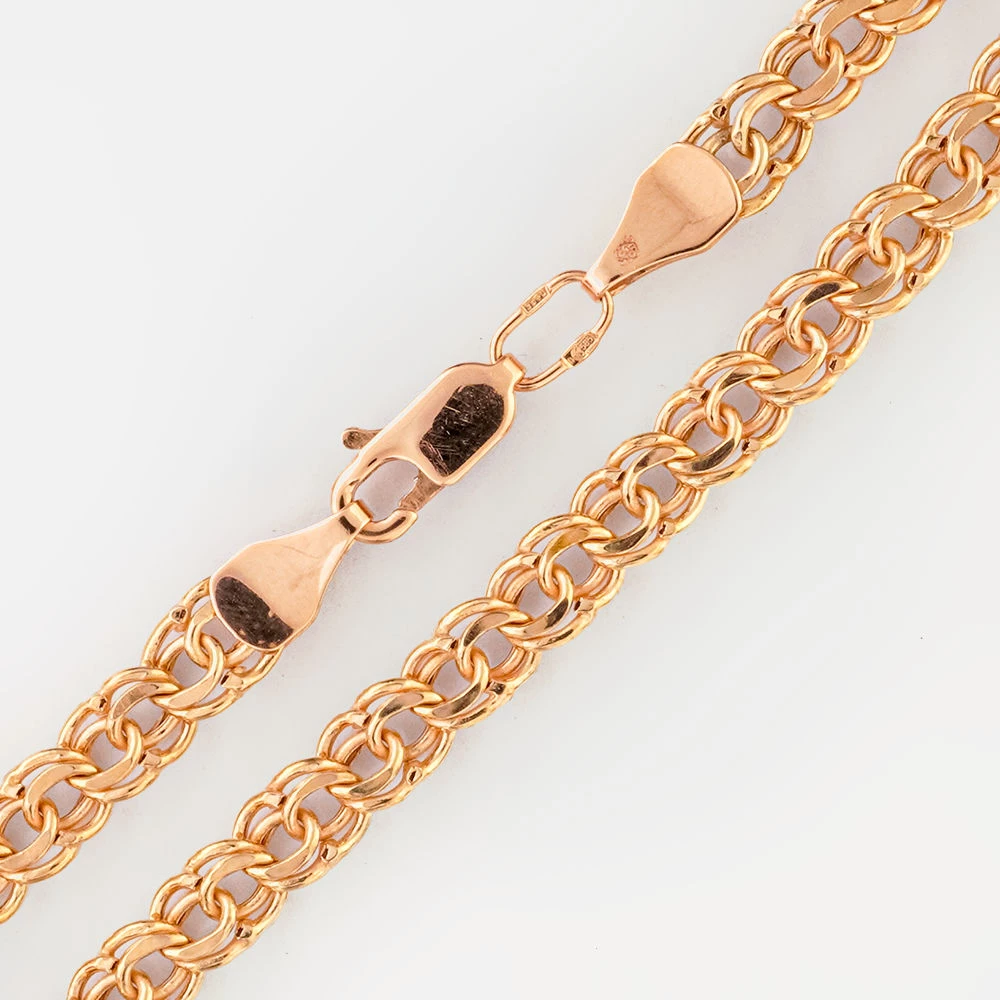 Браслет из красного золота 585 пробы