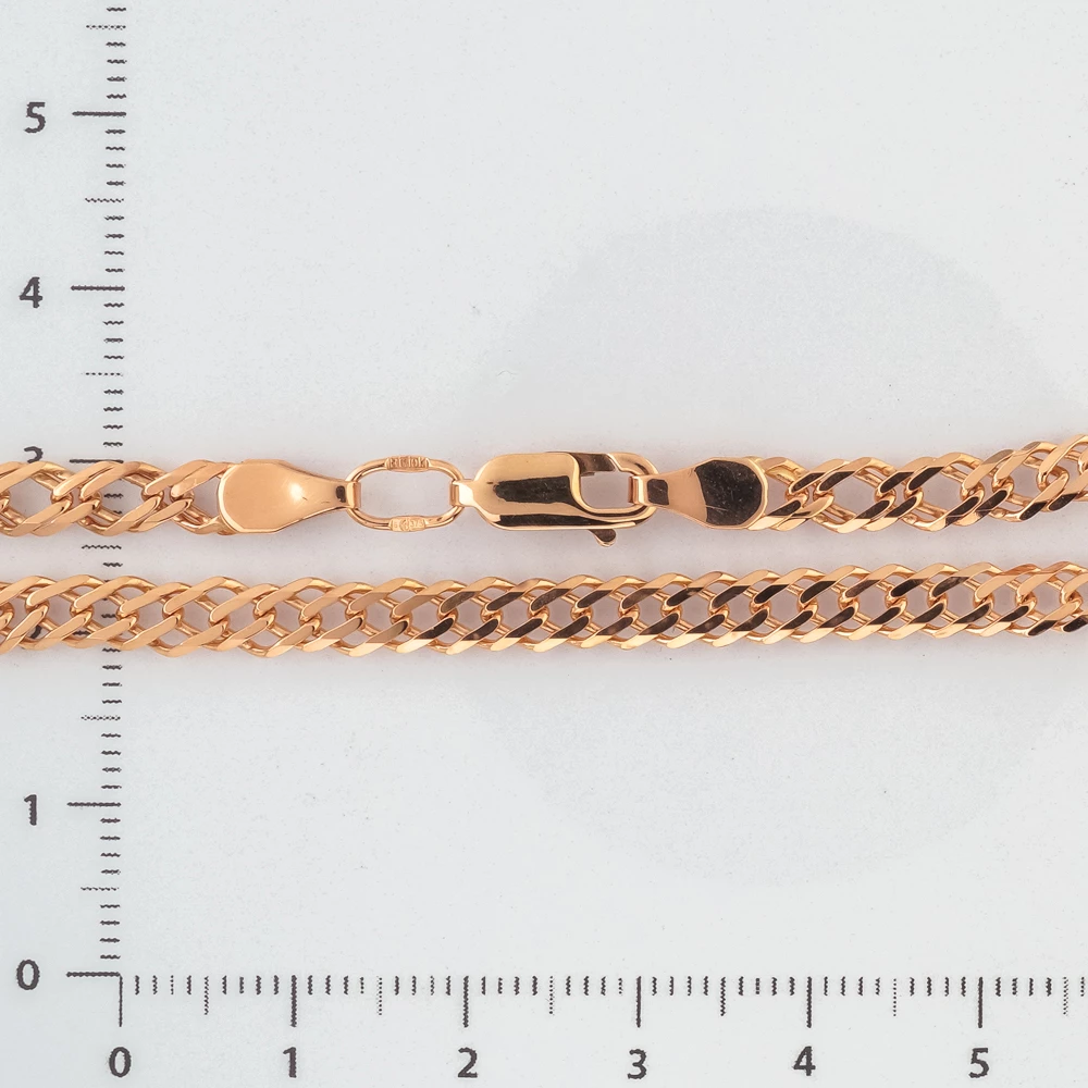 Браслет из красного золота 375 пробы