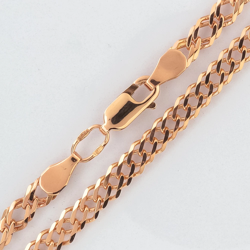 Браслет из красного золота 375 пробы