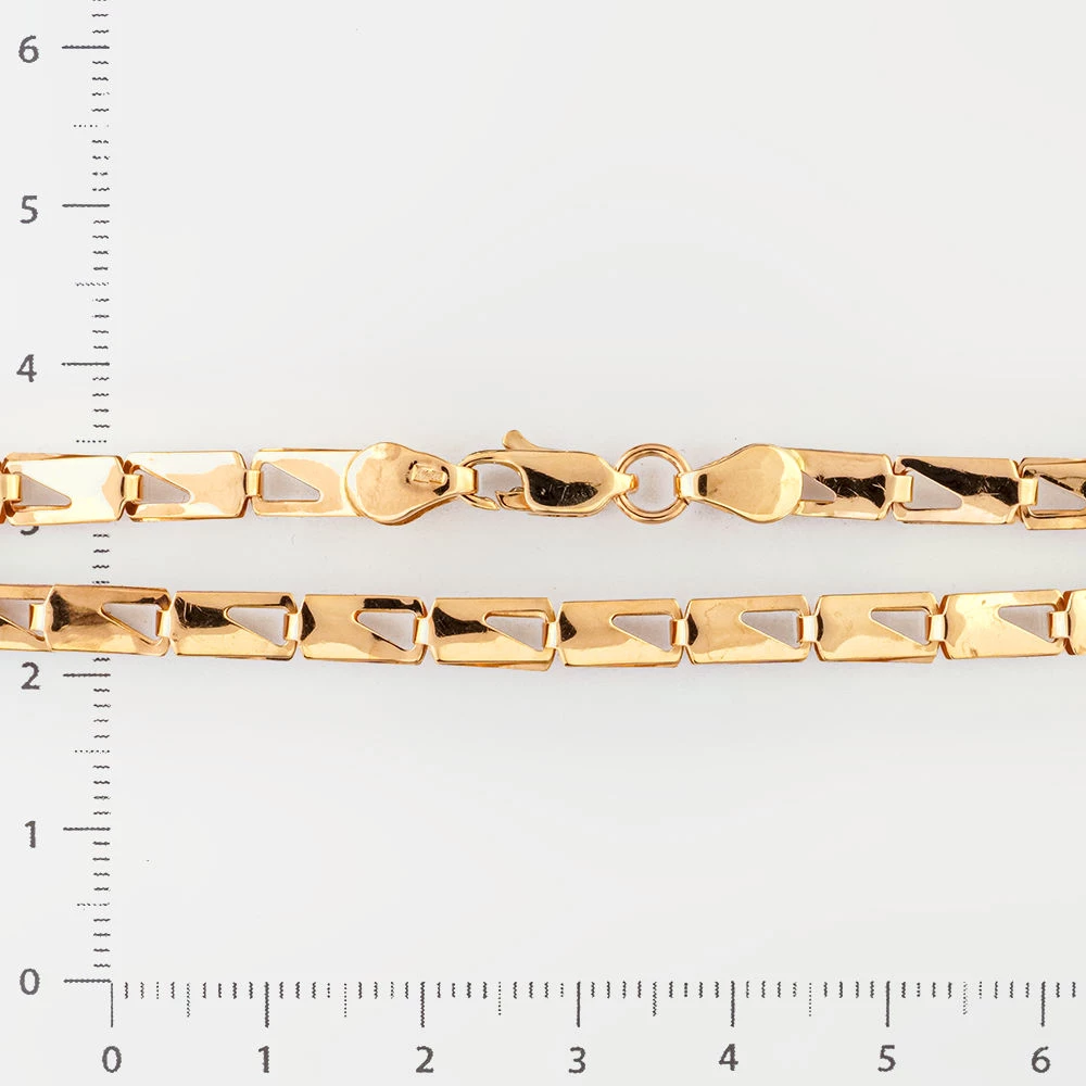 Браслет из красного золота 585 пробы