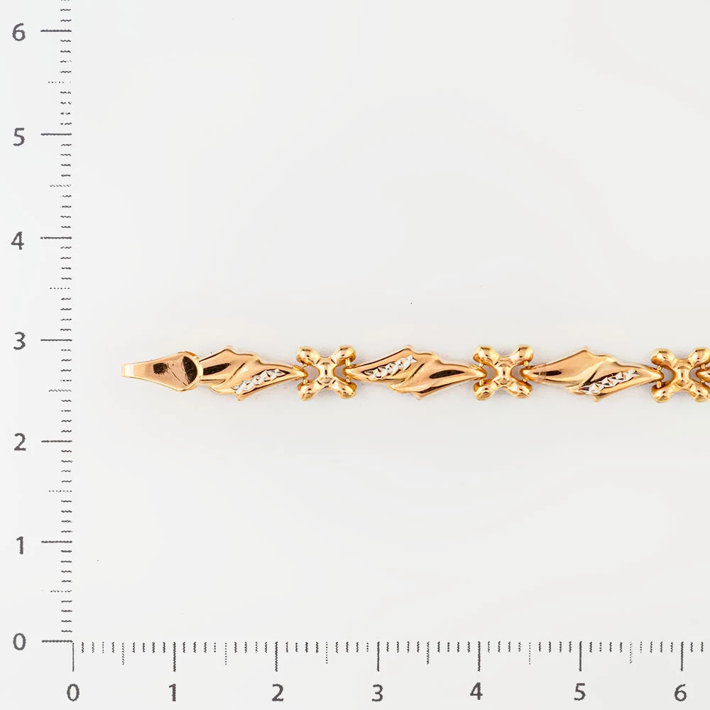 Браслет из красного золота 585 пробы