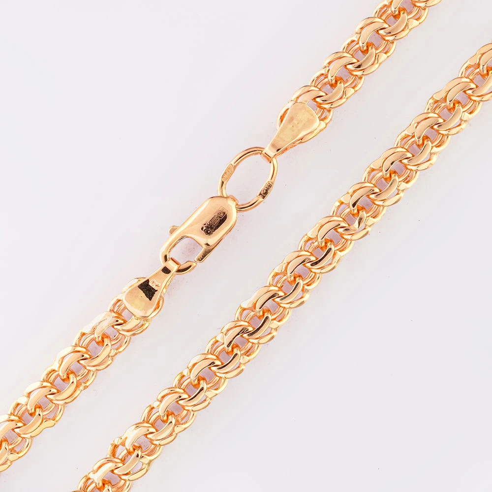 Браслет из красного золота 585 пробы