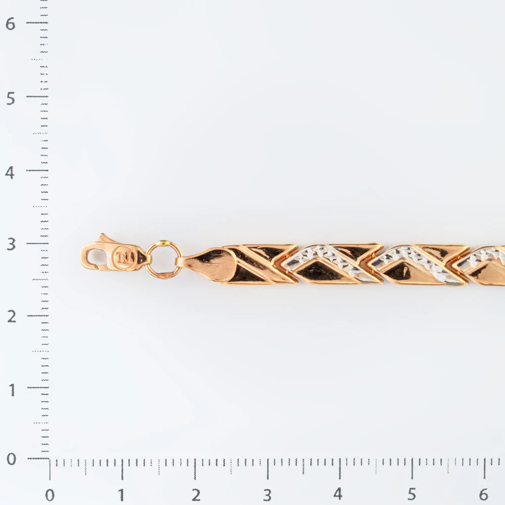 Браслет из красного золота 585 пробы