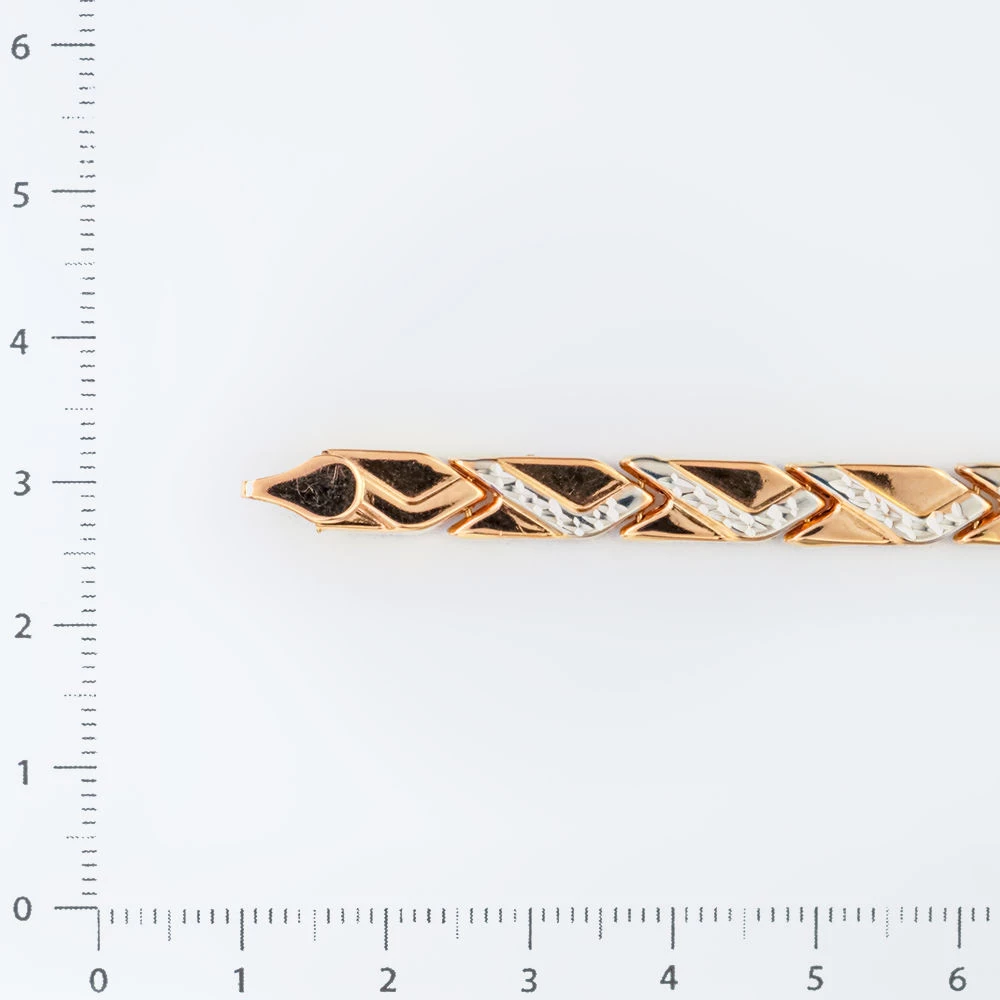 Браслет из красного золота 585 пробы