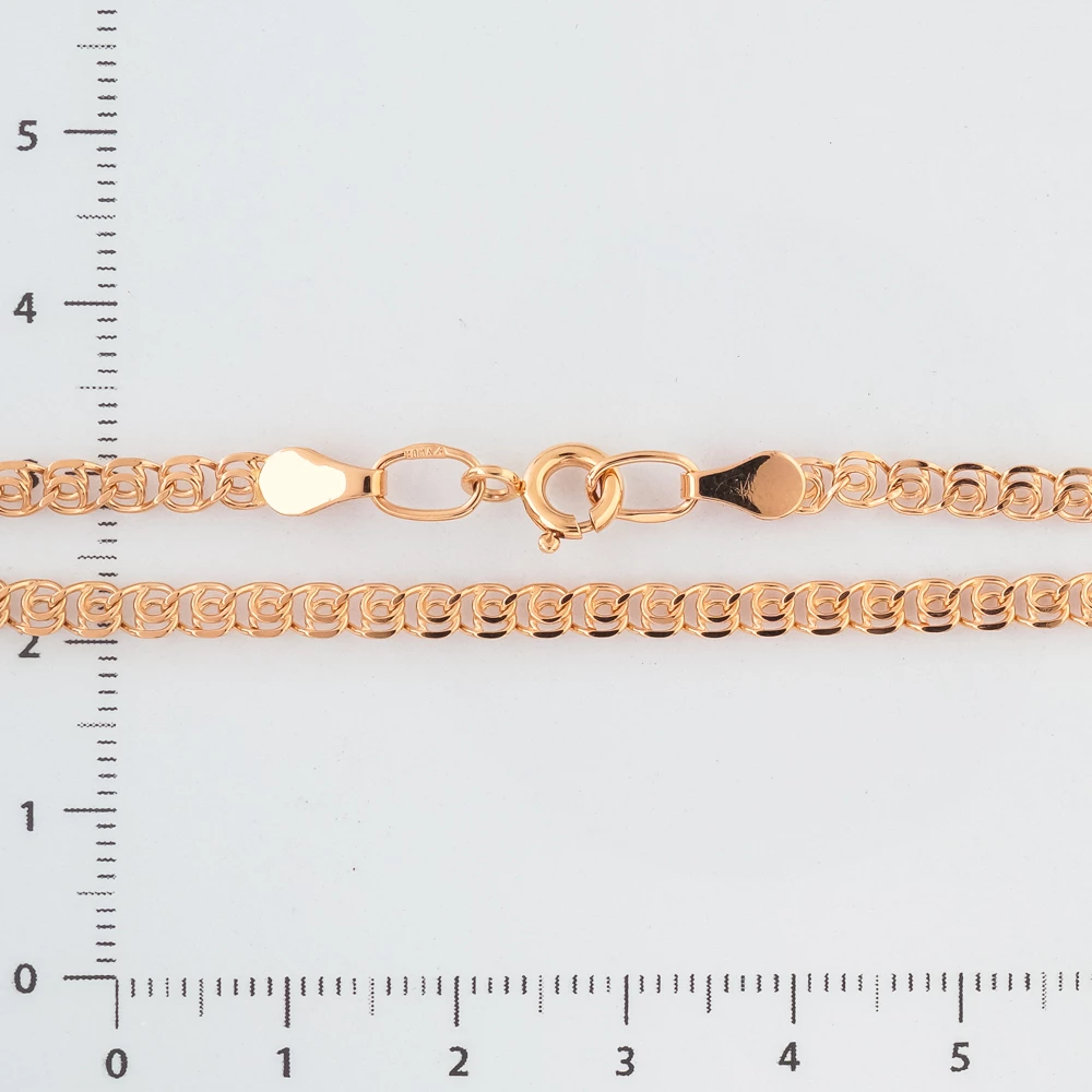 Браслет из красного золота 585 пробы