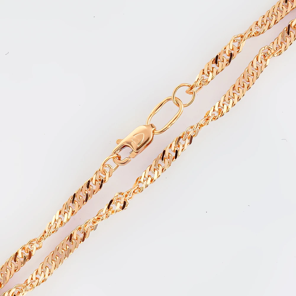 Браслет из красного золота 585 пробы