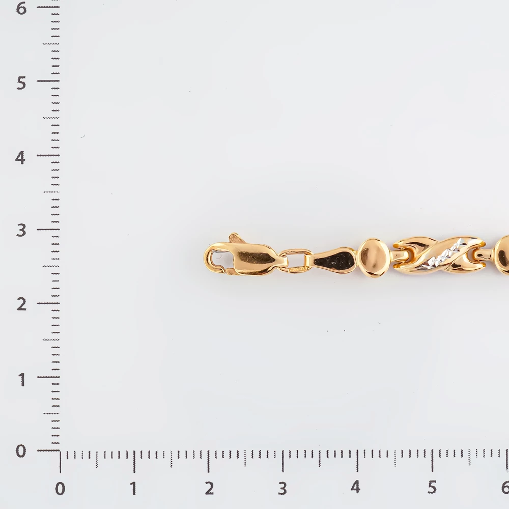 Браслет из красного золота 585 пробы