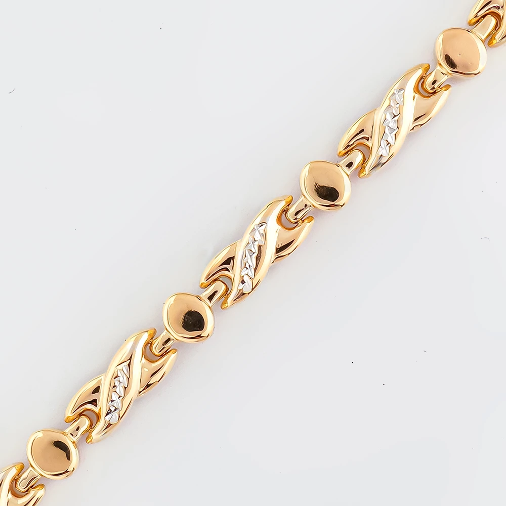 Браслет из красного золота 585 пробы