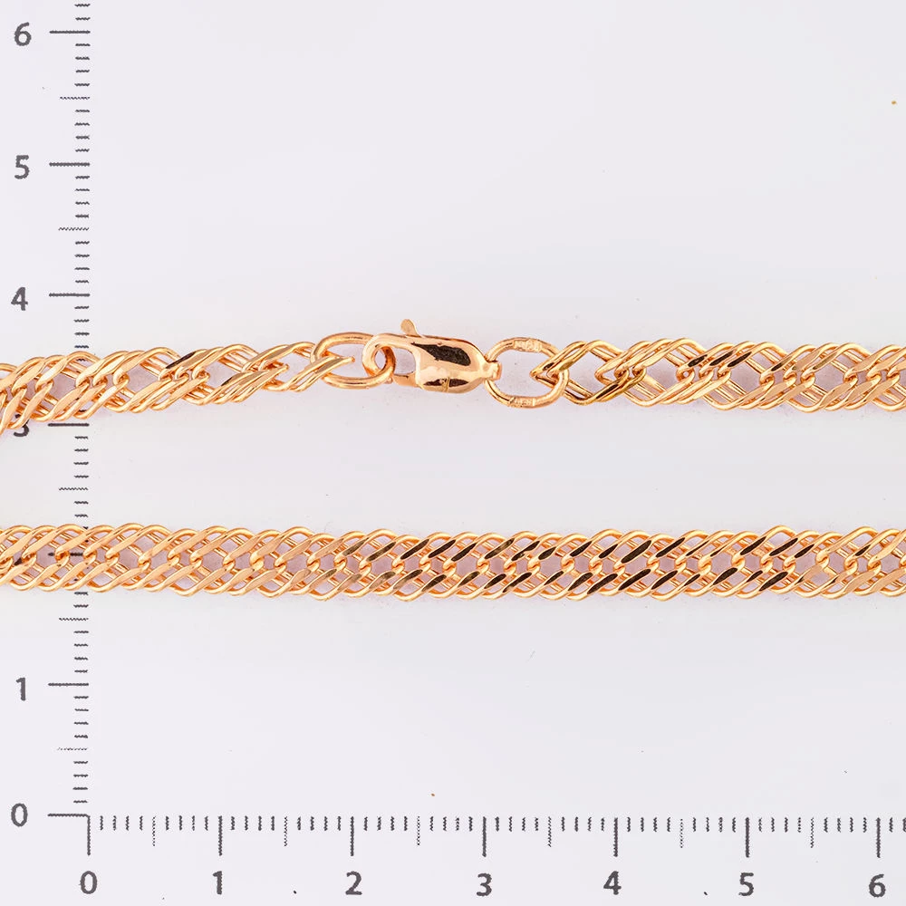 Браслет из красного золота 585 пробы