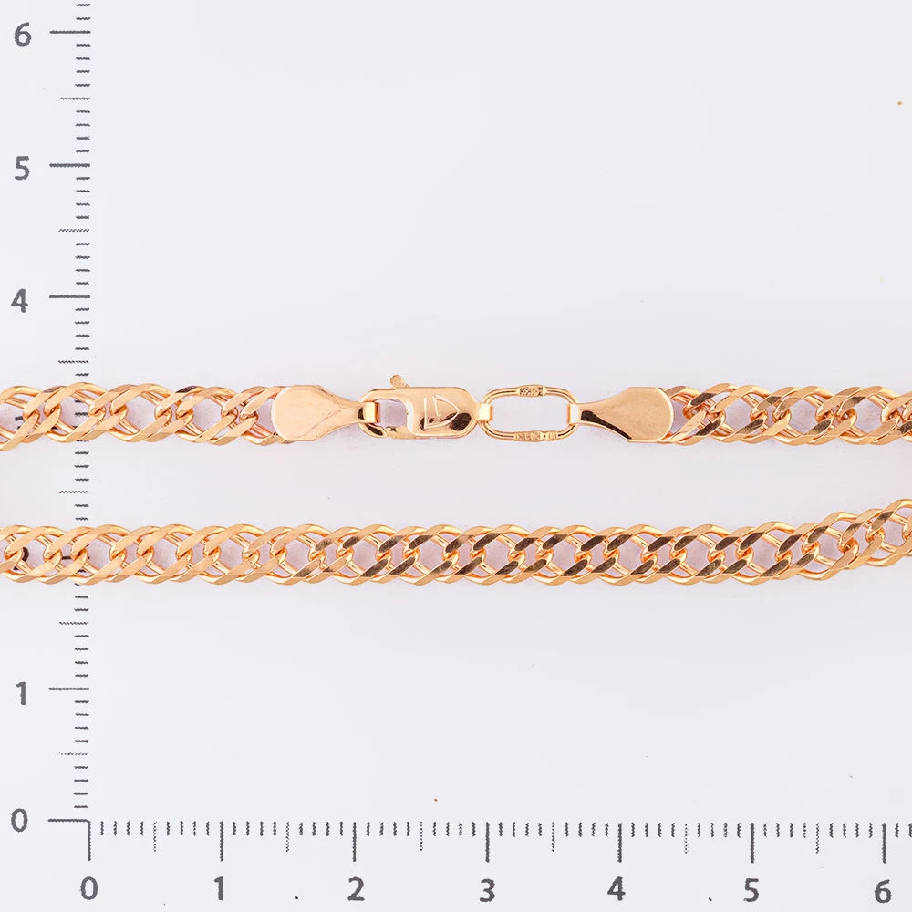 Браслет из красного золота 585 пробы