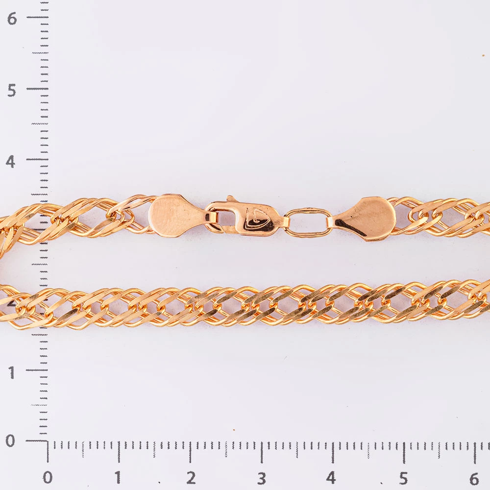 Браслет из красного золота 585 пробы