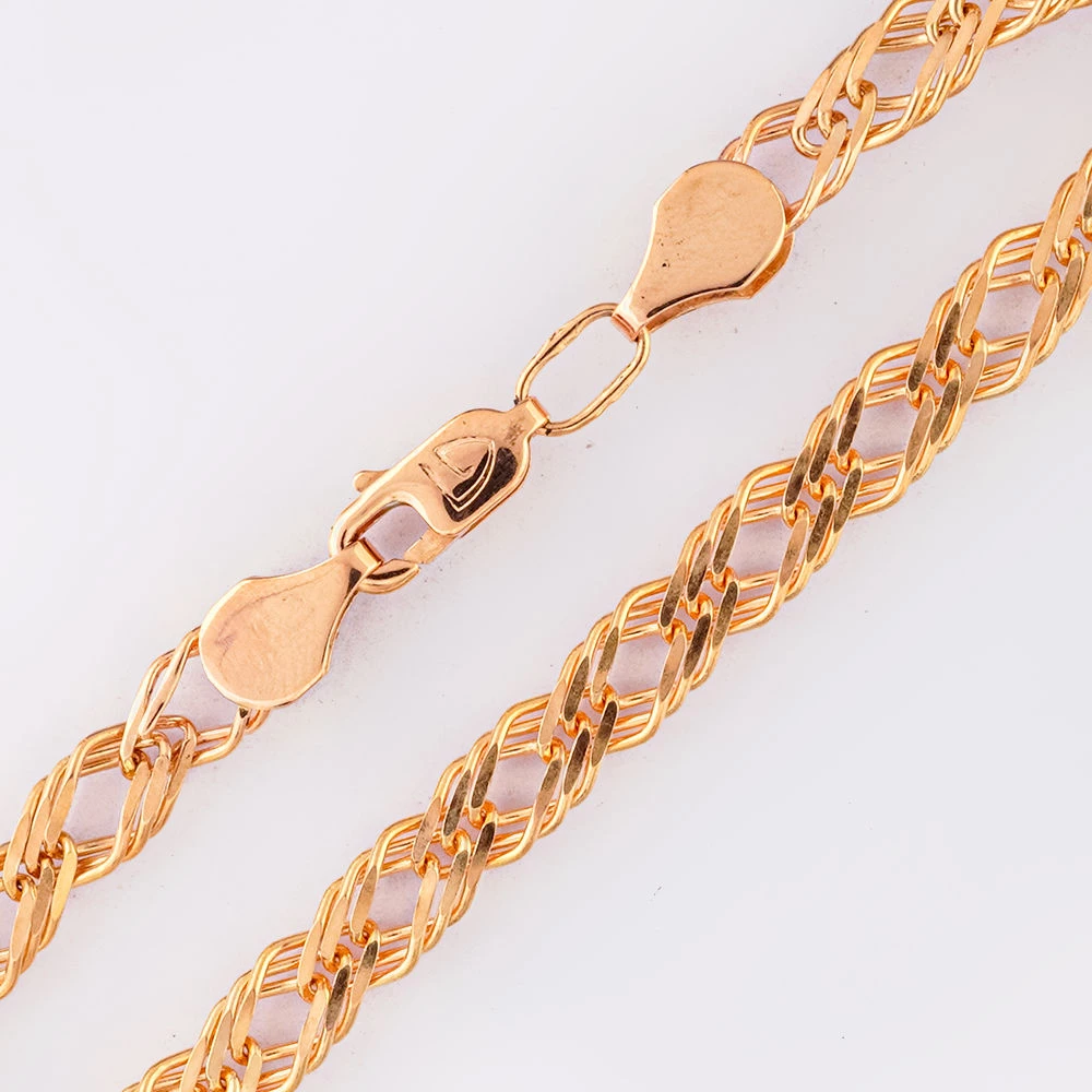 Браслет из красного золота 585 пробы