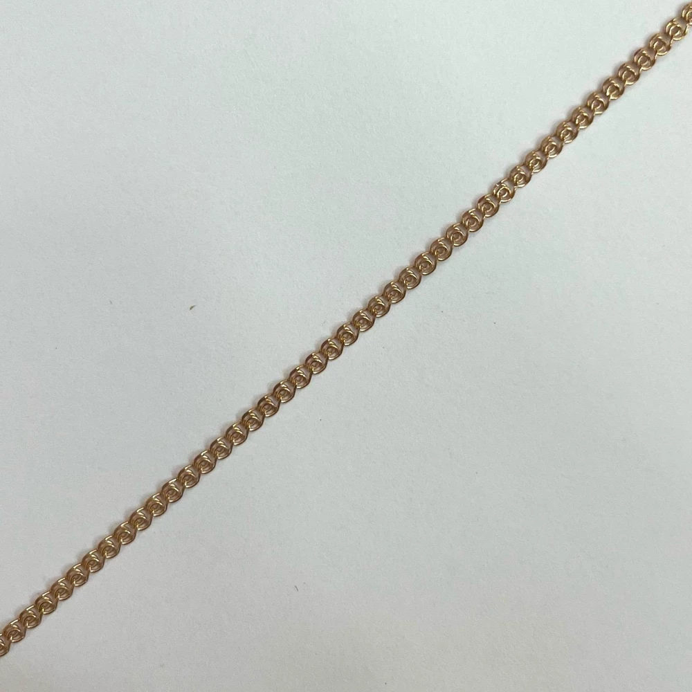 Браслет из красного золота 585 пробы